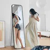 Heilmetz Standspiegel 160x40cm Schwarz Aluminium Rahmen Produktbild-Vorschau 2