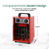 Emerio Ventilatorkachel – tot 30 m² – 3000 W – IP24 – Productafbeelding-voorbeeld 7