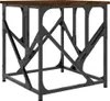vidaXL Konferenčný stolík Brown Oak Optics 45x45x47,5 cm Náhľad obrázku produktu 1