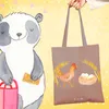 Mr. & Mrs. Panda Jutebeutel Huhn Stolz - Braun Pastell - Produktbild-Vorschau 2