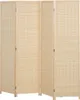 A four-panel folding room divider made of bamboo. Produktbild-Vorschau