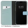 Selencia Echtleder Klapphülle iPhone 15 Pro Max - Air Blue Produktbild-Vorschau 3