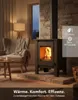 NEMAXX® H8 Stufa a legna ventilata nera 7,6 kW (50–90 m²) – Anteprima dell’immagine prodotto 3