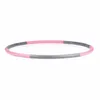 Gymstick Fitness-Hula-Hoop-Reifen 1,5 kg Grau/Rosa Produktbild-Vorschau 2