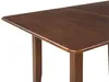 BELIANI Esstisch Dunkelbraun Gummibaumholz 90/120 x 60 cm Produktbild-Vorschau 9