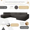 AX LIVING XXL Sofa U Form Didim Grau 378cm breit modern & Produktbild-Vorschau 5