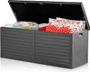Zahradní box 143 x 57 x 53,5 cm 390 litrů černý a šedý Náhled obrázku produktu 10