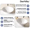 DeerValley Aufsatzwaschbecken Oval mit Lotus-Effekt 41 x Produktbild-Vorschau 7