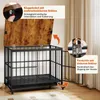 COSTWAY 97x64x75 cm klec pro psy, skládací, bouda pro psy s Náhled obrázku produktu 6