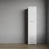 Schrank FAUSKE - 2 Schubladen - Weiß - Breite 40 cm, Höhe Produktbild-Vorschau 1
