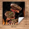 DarHaus Herdabdeckplatte 50x52 cm Anti Rutsch Matte Produktbild-Vorschau 2