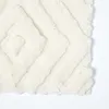 HOMESCAPES Ikat Rutschfeste Hochflor Badematte 100% Produktbild-Vorschau 2