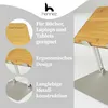 HENNEZ supporto per laptop - regolabile in altezza - Anteprima dell’immagine prodotto 4