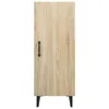 vidaXL Kredens dąb sonoma 34,5x34x90 cm Materiał Podgląd zdjęcia produktu 6