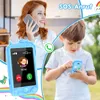 A collage showing a mother on the phone and a child holding a toy phone, with graphics and text overlay. Náhled obrázku produktu