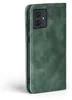 A green flip case for a smartphone is shown against a white background. Produktbild-Vorschau