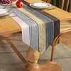 Tischläufer Modern Rustikal Gestreift Holz Textur Produktbild-Vorschau 5