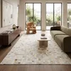 Teppich aus recyceltem Naturleder Mosaik Beige 190x290 Produktbild-Vorschau 8