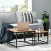 Tavolini HOMCOM 839-705V00ND, 2 pezzi - A Anteprima dell’immagine prodotto 2