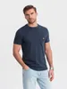 Ombre Clothing Pánské tričko s krátkým rukávem Vokiac navy Náhled obrázku produktu 2
