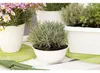 BAMA Vaso da fiori PAGLIA, 30 cm, bianco Anteprima dell’immagine prodotto 3