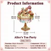 Puzzle 3D, Scatolina musicale Alice's Tea Party, legno, Anteprima dell’immagine prodotto 11