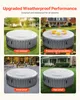 SucceBuy Aufblasbare Whirlpool-Abdeckung, 137 cm, rund, Produktbild-Vorschau 4