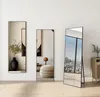 Standspiegel 160×50cm Ganzkörperspiegel Schwarz Rahmen Produktbild-Vorschau 2