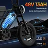 Erwachsenen-Elektrofahrrad T16, 250-W-Motor, Akku 48 V / 13 Produktbild-Vorschau 5