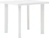 vidaXL Tavolo da giardino bianco 80x75x72 cm in plastica Anteprima dell’immagine prodotto 13