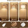 Lampadaire en rotin Boho à intensité variable avec ampoule Voir les images du produit 2