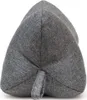 A close-up, studio shot of a gray pillow. Produktbild-Vorschau