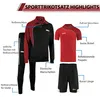 4er Set Trainingsanzug + Trikotsatz, Jacke + Jogginghose + Produktbild-Vorschau 1
