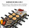 Fonduelette XL 3-en-1 gril à raclette & fondue pierre Voir les images du produit 3