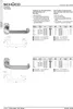 A product catalog page showing two different door handles with technical drawings and specifications. Produktbild-Vorschau