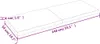 vidaXL Tischplatte 140x50x(2-4) cm Massivholz Behandelt Produktbild-Vorschau 5