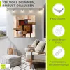 ARTland Wandbild Alu für Innen & Outdoor Karos Abstrakt II Produktbild-Vorschau 2