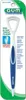 The product is a GUM Dual Action Tongue Cleaner packaged in its original retail packaging. Podgląd zdjęcia produktu