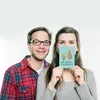 Mr. & Mrs. Panda Postkarte Bären mit Hut - Türkis Pastell - Produktbild-Vorschau 4