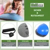 Balancetrainer Yoga Gymnastik Balance Half Ball blau Produktbild-Vorschau 4