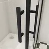 B:100xT:70xH:185cm Schwarz Nischentür Drehtür Falttür Produktbild-Vorschau 8