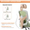 Chaise de bureau Sweiko avec soutien lombaire et accoudoirs Voir les images du produit 3