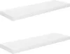 Two white shelves are shown against a white background. Náhľad obrázku produktu