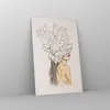Bilder auf glas - Einteilig - Mode Frau Zeichnung - Produktbild-Vorschau 4