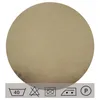 Kissenbezug rund 40 cm beige natur Leinenoptik Kissenhülle Produktbild-Vorschau 5