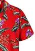 Paradise Found Hawaiihemd Tom Selleck "Jungle Bird" in Rot Produktbild-Vorschau 3