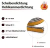 Scheibendichtung für Hark Kodiak Kaminofen Produktbild-Vorschau 3