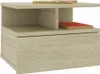 Comodini 2 pezzi sospesi rovere Sonoma 40x31x27cm materiale Anteprima dell’immagine prodotto 10