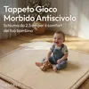 CASABEL Tappeto Gioco Neonato in Velluto bianco Crema Anteprima dell’immagine prodotto 3