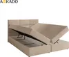 Boxspringbett - 180x200 - Beige - mit Bettkästen - mit Produktbild-Vorschau 6